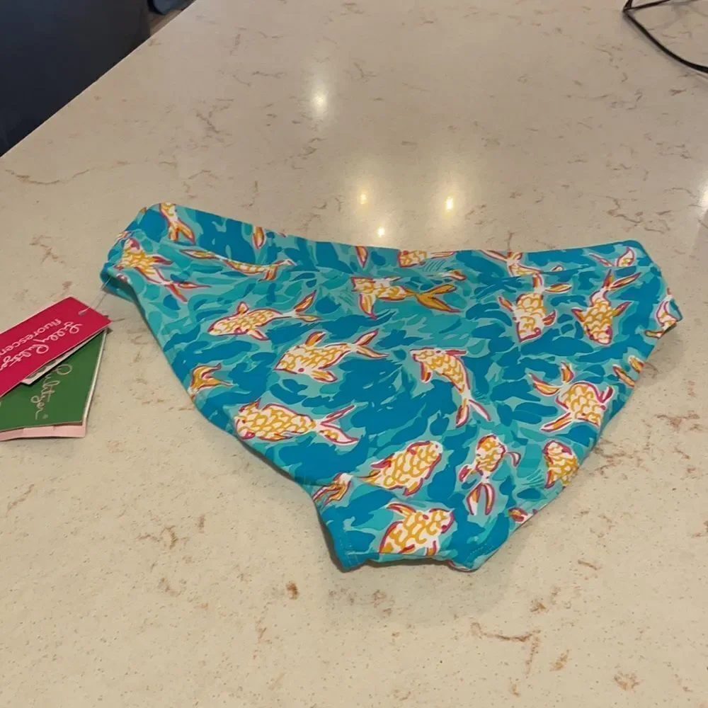 Lilly Pulitzer NWT fish swim bottoms SZ 16
